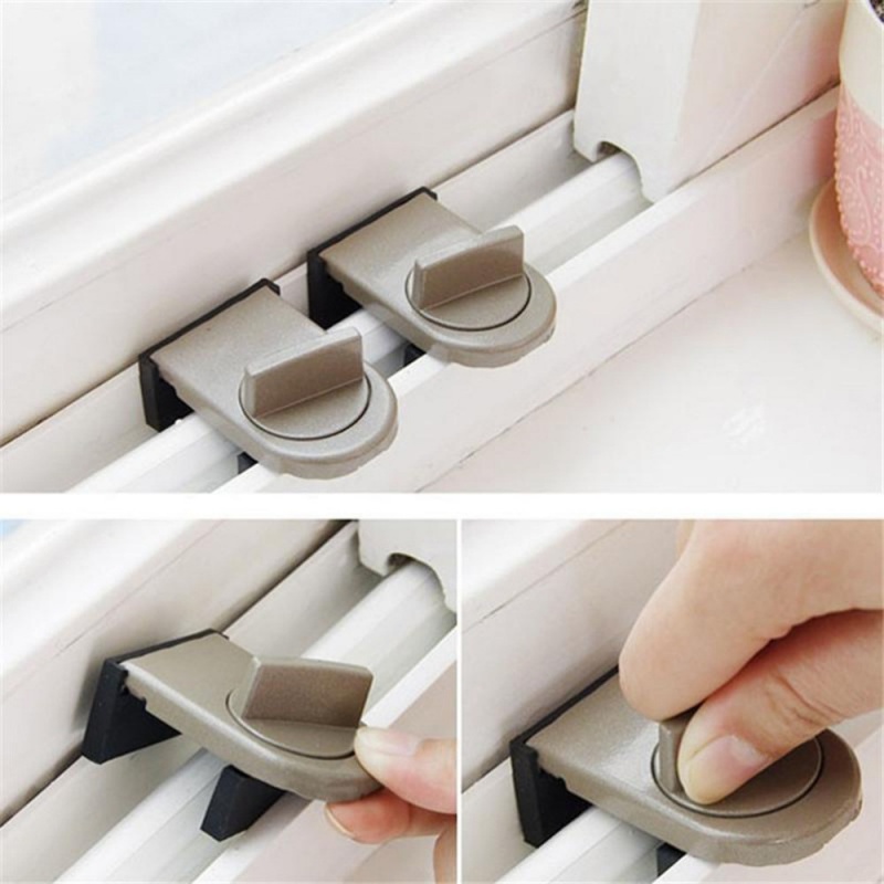 4 Sets Sliding Sash Stopper Ca - Window Lock Bar recension och pris