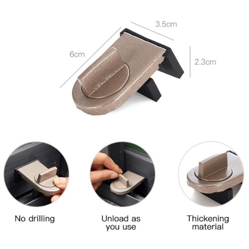 4 Sets Sliding Sash Stopper Ca - Window Lock Bar recension och pris